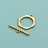 Rack Plating 925 Sterling Silver Toggle Clasps STER-NH0001-37G-2