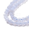 Natural Blue Lace Agate Beads Strands G-D463-04-3