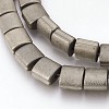 Electroplated Non-magnetic Synthetic Hematite Beads Strands G-P392-U07-2