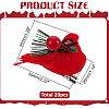 Felt & Feather & Foam Simulation Bird Christmas Tree Decorations DJEW-WH0028-031P-2