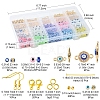 Evil Eye Theme DIY Earrings Jewelry Makings Kits DIY-FS0003-69-5