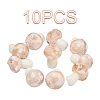 10Pcs Mushroom Handmade Lampwork Beads LAMP-YW0001-08C-3
