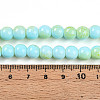 Baking Paint Glass Beads Strands DGLA-N003-8mm-C04-5