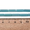 Electroplate Opaque Glass Beads Strands X-EGLA-Q132-02A-B03-4
