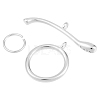 925 Sterling Silver Toggle Clasps STER-BBC0008-57-1