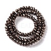 Electroplated Synthetic Non-magnetic Hematite Beads Strands G-Q174-02-3