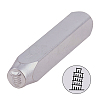 Iron Metal Stamps AJEW-BC0005-55B-1