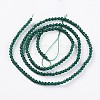 Glass Beads Strands EGLA-E057-02B-18-2