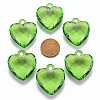 Transparent Acrylic Pendants TACR-T024-03B-925-3