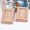 Foldable Drawer Type Creative Kraft Paper Box CON-WH0077-12-6