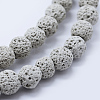 Natural Lava Rock Beads Strands G-P349-01-8mm-3