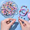 300Pcs Opaque Acrylic Beads SACR-YW0001-89A-4