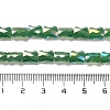 AB Color Plate Glass Beads Strands EGLA-P051-06B-C04-4