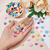 DICOSMETIC 300Pcs 10 Colors Handmade Polymer Clay Beads CLAY-DC0001-10-3