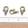 Zinc Alloy Lobster Claw Clasps E103-NFAB-4