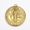 Tibetan Style Alloy Big Pendants X-TIBEP-A17171-AG-FF-2