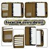 Cloth Loose Leaf Notebook Zipper Cover AJEW-WH0410-406C-4