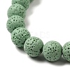 Natural Lava Rock Bead Strands G-L435-03-8mm-15-3