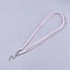 Waxed Cord and Organza Ribbon Necklace Making NCOR-T002-134-2