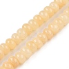 Natural Yellow Jade Beads Strands G-T138-74B-4