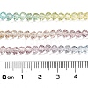 Transparent Painted Glass Beads Strands DGLA-A034-T1mm-A15-3