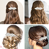 2Pcs Alloy with Glass Rhinestone Hair Barrettes OHAR-BBC0001-01-6