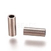 Tarnish Resistant 304 Stainless Steel Tube Beads STAS-L216-23D-P-2