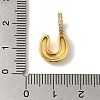 Brass Micro Pave Cubic Zirconia Pendants KK-K345-13U-G-3