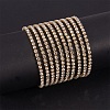 Brass Rhinestone Strass Chains CHC-T001-SS14-01C-2