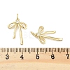 Rack Plating Brass Clear Cubic Zirconia Pendants KK-M293-16G-3