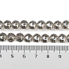 Transparent Electroplate Glass Beads Strands EGLA-N002-34C-C14-4