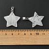 Natural Quartz Crystal Pendants GG-K002-10V-3
