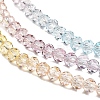 Transparent Painted Glass Beads Strands DGLA-A034-T3mm-A15-4