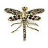 Brass Dragonfly Figurines KK-C073-04AG-1