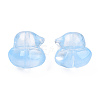 Transparent Spray Painted Glass Beads GLAA-N035-023-C03-2