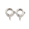 925 Sterling Silver Spring Ring Clasps STER-C005-06P-1