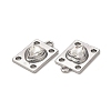 Rack Plating Alloy Glass Pendants PALLOY-P291-06B-04-3