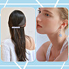 405Pcs Eletroplated Transparent Glass Beads GLAA-TA0003-66A-8