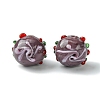 Handmade Bumpy Lampwork Beads FOIL-B001-08F-1