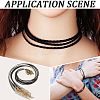 15M 3 Colors Braided Round Soft PU Imitation Leather Cords OCOR-CL0001-11C-5