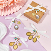 6Pcs 3 Styles Alloy Oval Tray Brooch Base Settings PALLOY-UN00035-4