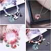 70Pcs 5 Colors 430 Stainless Steel Kitten Pendants STAS-UN0027-01-6
