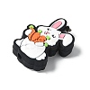 Rabbit Silicone Beads SIL-V001-04-2