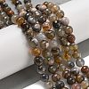 Natural Agate Beads Strands G-M437-B01-03-5
