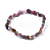 Natural Mixed Gemstone Bead Stretch Bracelets BJEW-K213-M04-3