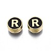 Alloy Enamel Beads ENAM-N052-006-02R-RS-2