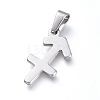 Non-Tarnish 304 Stainless Steel Pendants LS-STAS-L210-06J-P-01-1
