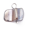 Natural Freshwater Shell Charms PALLOY-JF01352-04-2