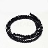Faceted Rondelle Glass Beads Strands X-GLAA-I033-3mm-07-2