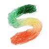 Transparent Painted Glass Beads Strands DGLA-A034-T8mm-A04-1